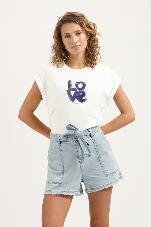 Sammy T-Shirt CR0117 104 Wisper White