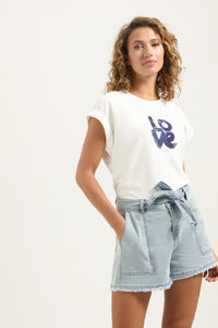 Sammy T-Shirt CR0117 104 Wisper White