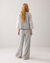 Afbeelding in Gallery-weergave laden, Shortsleeve harringbone top 3s5187-30710 000810 - Mist
