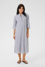 Afbeelding in Gallery-weergave laden, SkyeMW Long Jurk 10705118 105854 Delft Blue Striped
