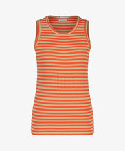 Afbeelding in Gallery-weergave laden, Stefania Singlet Striped  SS241071952 Coral/Sand
