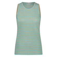Afbeelding in Gallery-weergave laden, Stefania Singlet Striped  SS241072012 Turquoise/Sand
