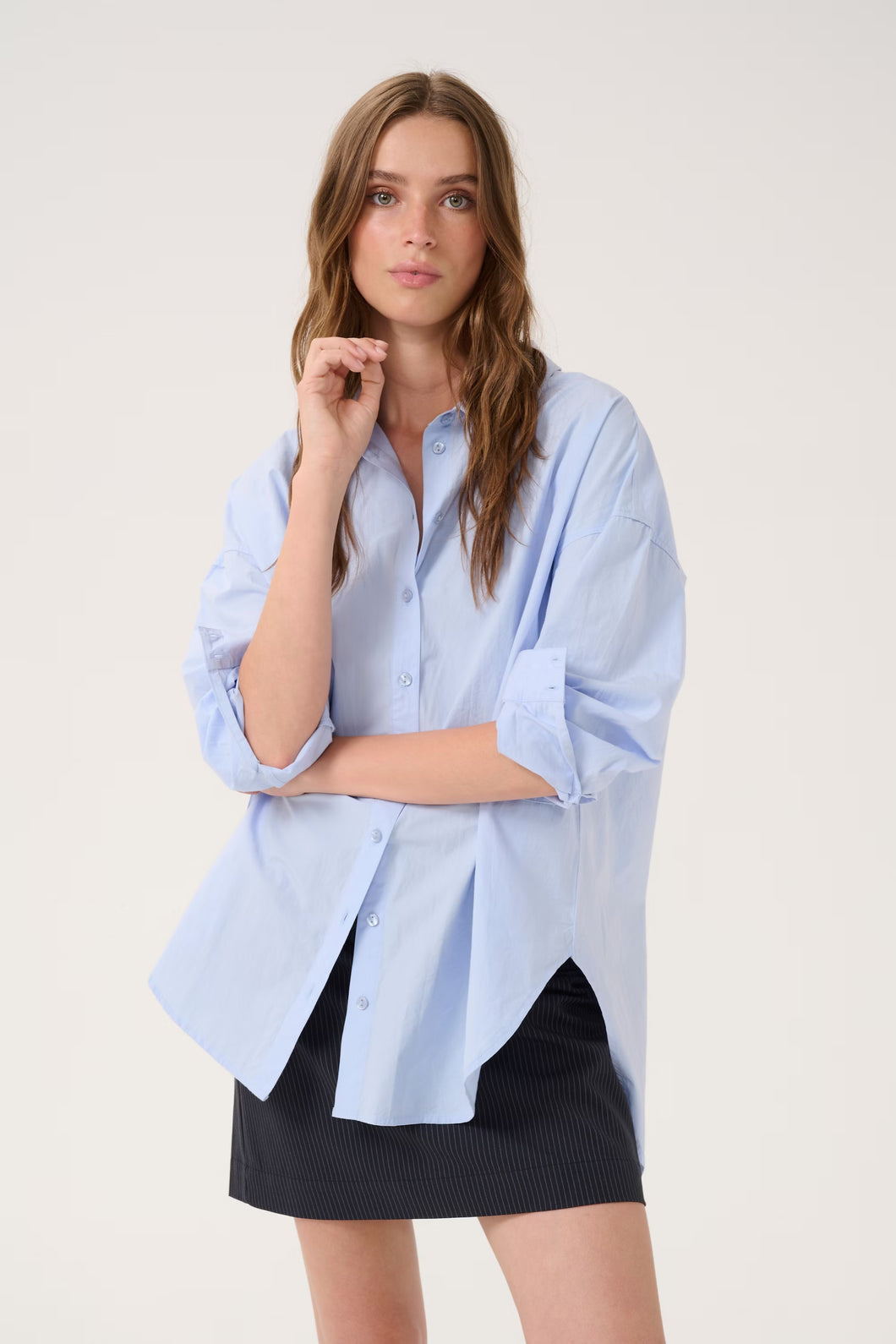 SunnaMW Boxy Shirt 10705021 153915 Kentucky Blue