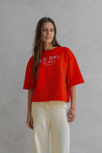 Afbeelding in Gallery-weergave laden, Sweater print W25F1702 330-05 tomato ecru
