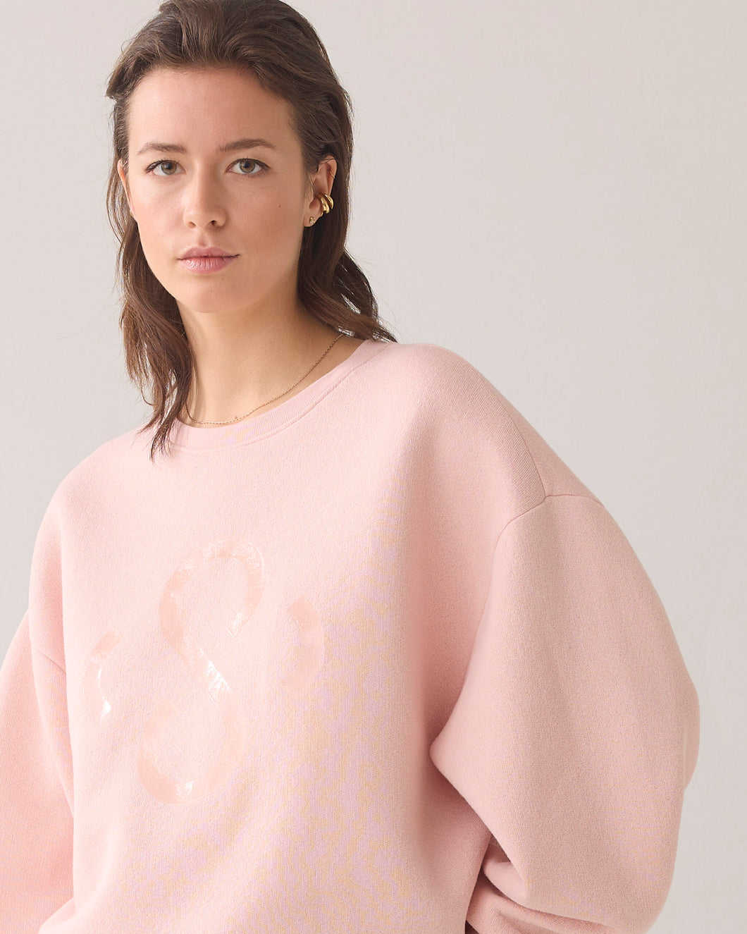 Sweatshirt Vintage Sweat 3s5067-30413 000504 - Rose smoke