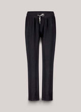 Afbeelding in Gallery-weergave laden, Tapered scuba pinstripe broek 4s2854-30716 000990 - Black
