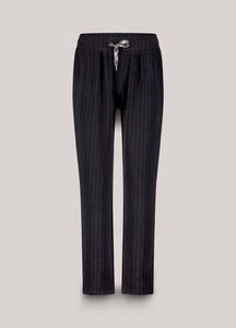 Tapered scuba pinstripe broek 4s2854-30716 000990 - Black