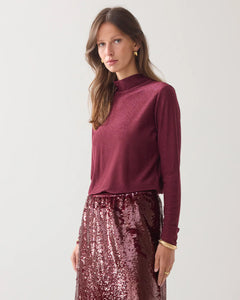 Top Soft lurex 3s5233-30644 000558 - Merlot