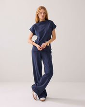Afbeelding in Gallery-weergave laden, Top Washed modal scuba 3s5179-30606 000495 - Midnight blue
