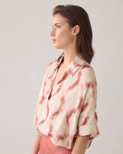 Afbeelding in Gallery-weergave laden, Top short sleeves faded ikat 2s3281-12174 000505 - Sephia Blush
