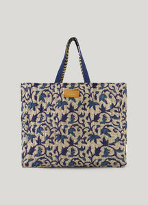 Tote bag Block Print 8s964-12212 000480 - Navy noir