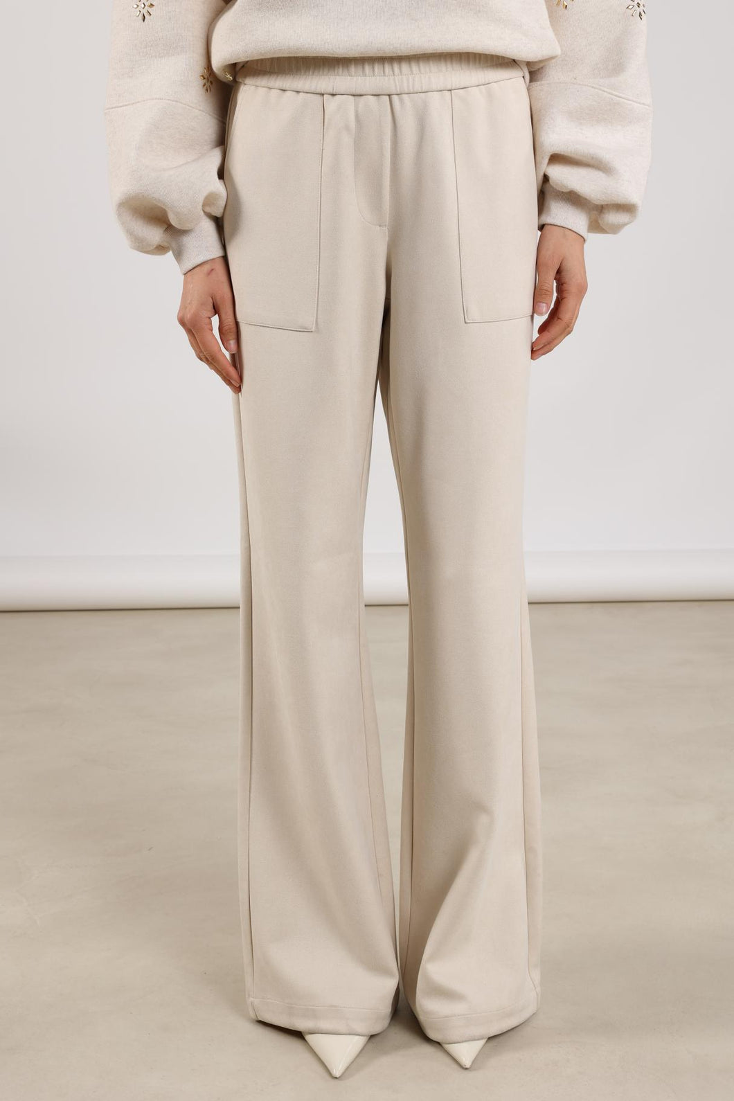 Trix Pants Suedine NKF09036 17 Off White