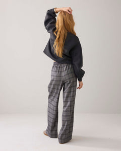 Trousers Check 4s2837-12278 000990 - Black