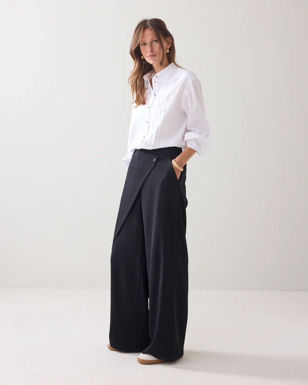 Trousers Fluid 4s2893-11851 000990 - Black