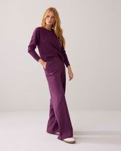 Afbeelding in Gallery-weergave laden, Trousers Foam uni, inseam 82cm 4s2369-11680 000324 - Wineberry
