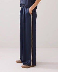 Trousers Heavy silky touch 4s2866-12084 000495 - Midnight blue