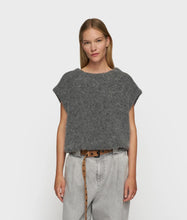 Afbeelding in Gallery-weergave laden, ballon hairy knit top 20-603-5204 4002 antra melee
