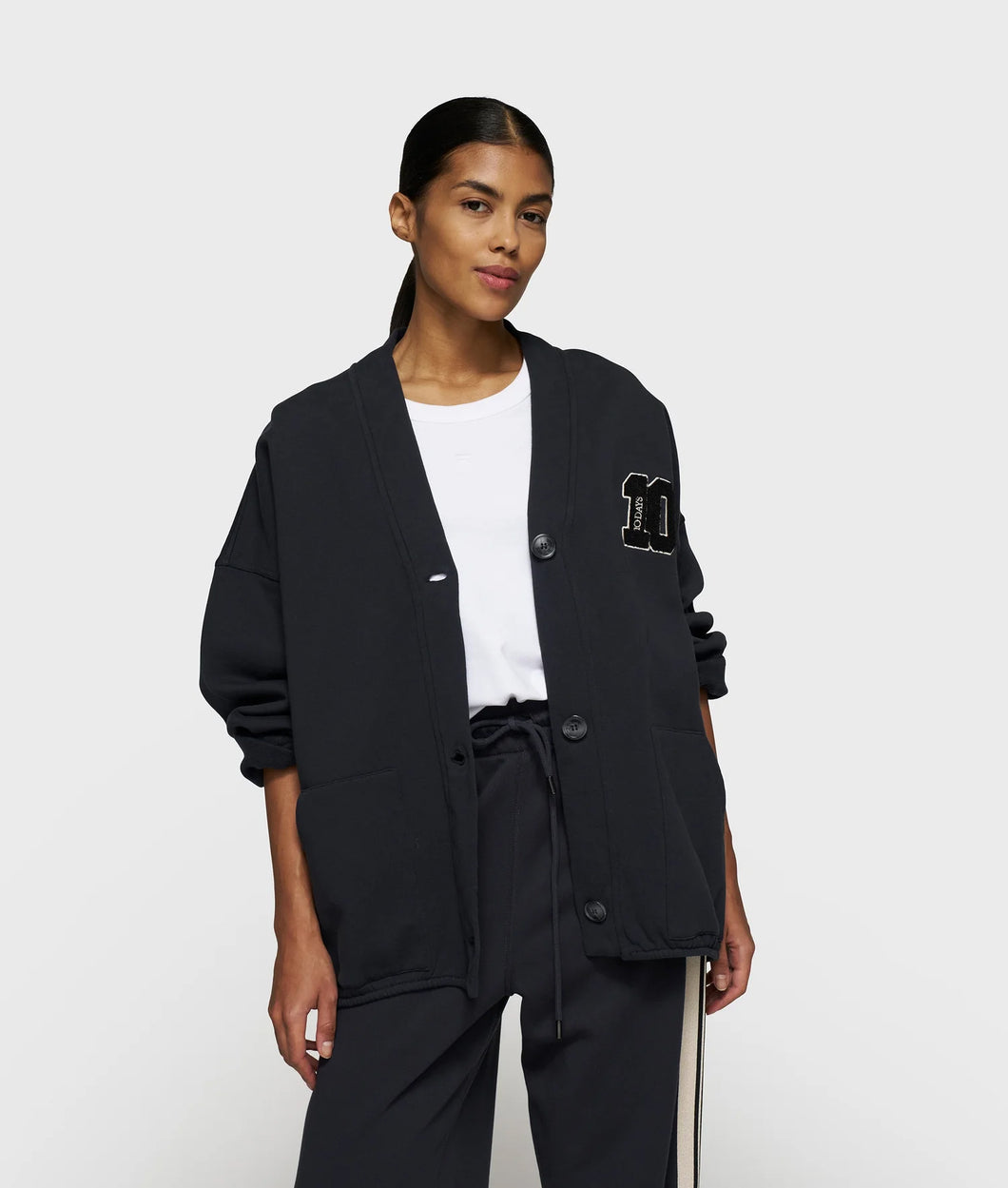 baseball cardigan 10 20-857-5203 1311 dark navy