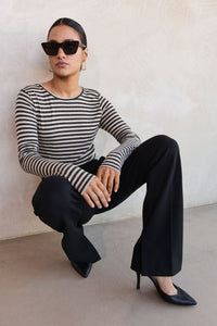 basic ls stripe top 101008 018 chalk