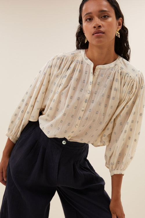 becky dali blouse 25112054 715 dali blue