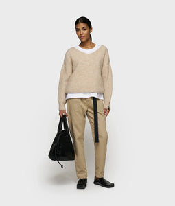 belted pants 20-046-5203 1130 earth