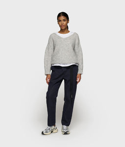 belted pants 20-046-5203 1311 dark navy