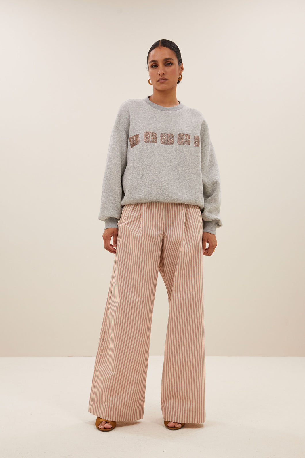 benji copper stripe pants 25118043 255 copper small stripe