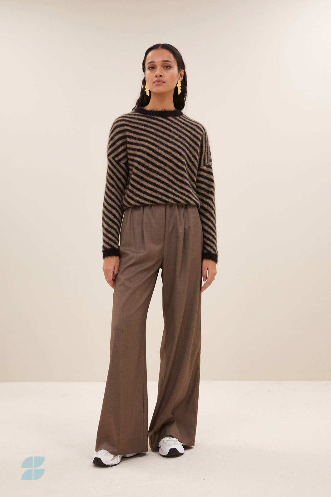 benji melange pants 25518005 1706 biscuit melee