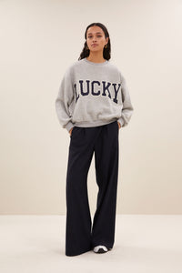 bibi patchwork sweater 25518905 825 grey melee