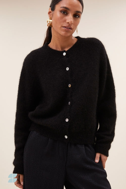 cleo natural cardigan 25514004 860 Black