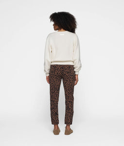 cropped jogger leopard 20-009-5201 1297 dark fudge