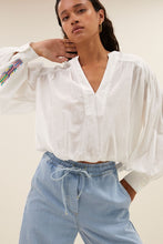 Afbeelding in Gallery-weergave laden, linn blouse 25112036 010 off white
