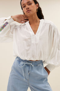 linn blouse 25112036 010 off white