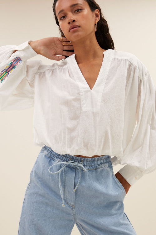 linn blouse 25112036 010 off white