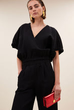 Afbeelding in Gallery-weergave laden, mabel structure stripe blouse 25512010 861 jet black
