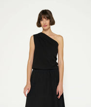 Afbeelding in Gallery-weergave laden, one shoulder top 20-456-4202 1012 black
