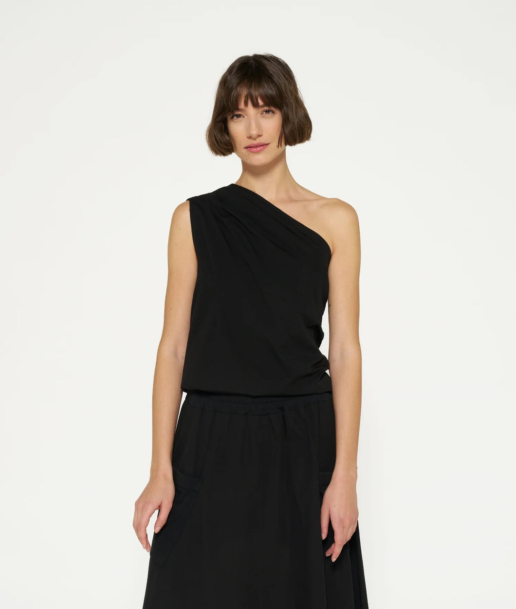 one shoulder top 20-456-4202 1012 black