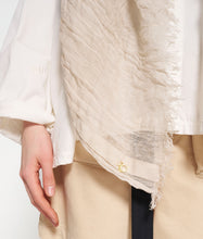 Afbeelding in Gallery-weergave laden, scarf linen 20-901-4203 1002 Ecru
