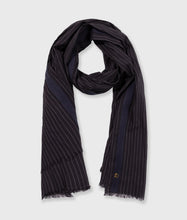 Afbeelding in Gallery-weergave laden, scarf pinstripe 20-906-5203 1311 dark navy
