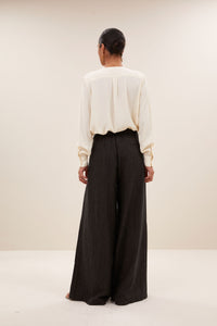 sef grey pants 25518018 805 grey lurex