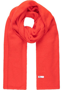 soft knit scarf 20-901-3204 1224 coral red
