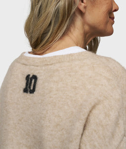 soft round neck sweater knit 20-605-5203 1130 earth