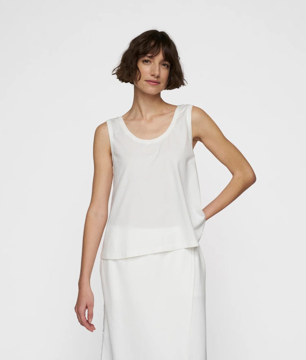 tank top jersey 20-470-5202 1002 Ecru