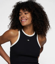 Afbeelding in Gallery-weergave laden, tank top rib contrast 20-468-5201 1012 black
