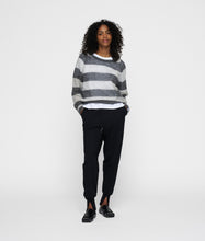 Afbeelding in Gallery-weergave laden, thin knit sweater 20-610-5202 3067 antra melee/white grey melee
