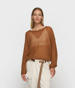 thin knit sweater 20-612-5204 1316 suede