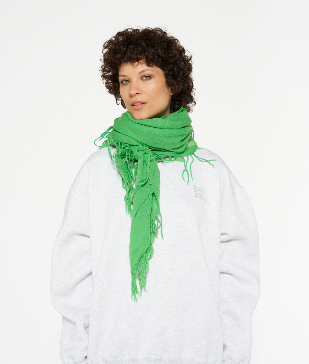 wool scarf 20-900-4201 1269 apple green