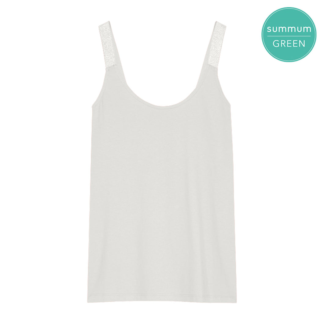 Singlet r-neck luxury basics 3s4469-30310 000191 - Shell 1 - Whites